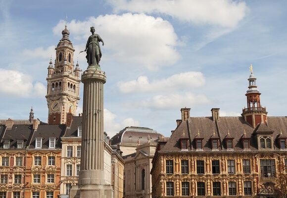 Grande place de la ville de Lille