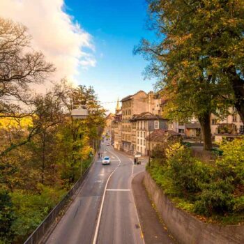 Rues de la vieille ville médiévale de Berne