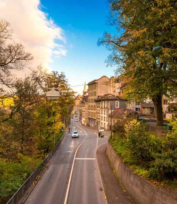 Rues de la vieille ville médiévale de Berne