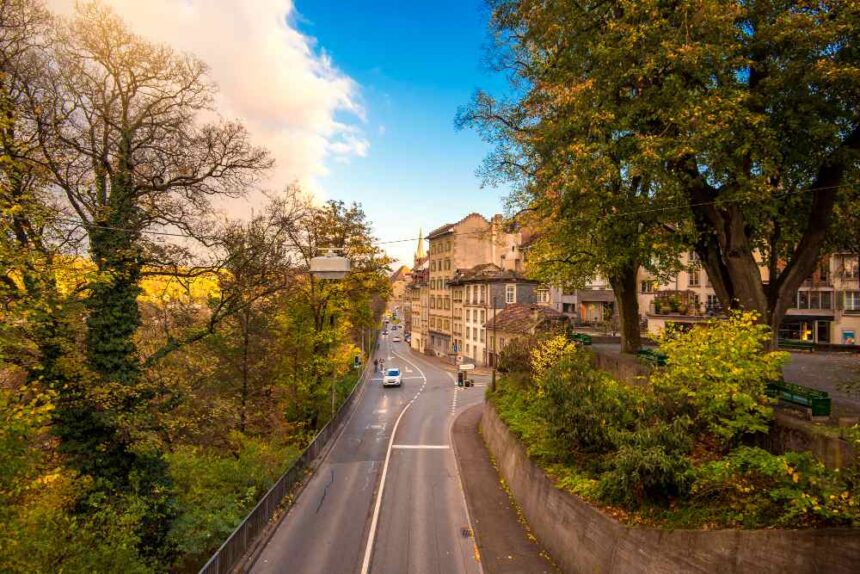 Rues de la vieille ville médiévale de Berne